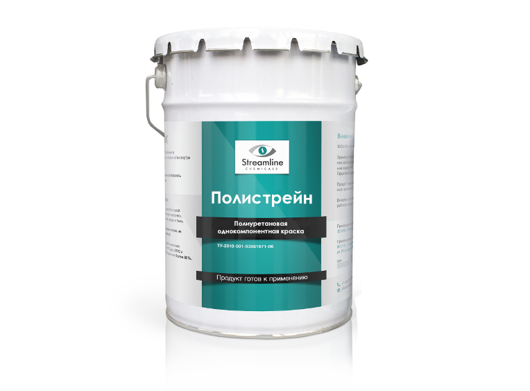 Полиуретановая краска по бетону Политек Полистрейн (ПУ-2356)